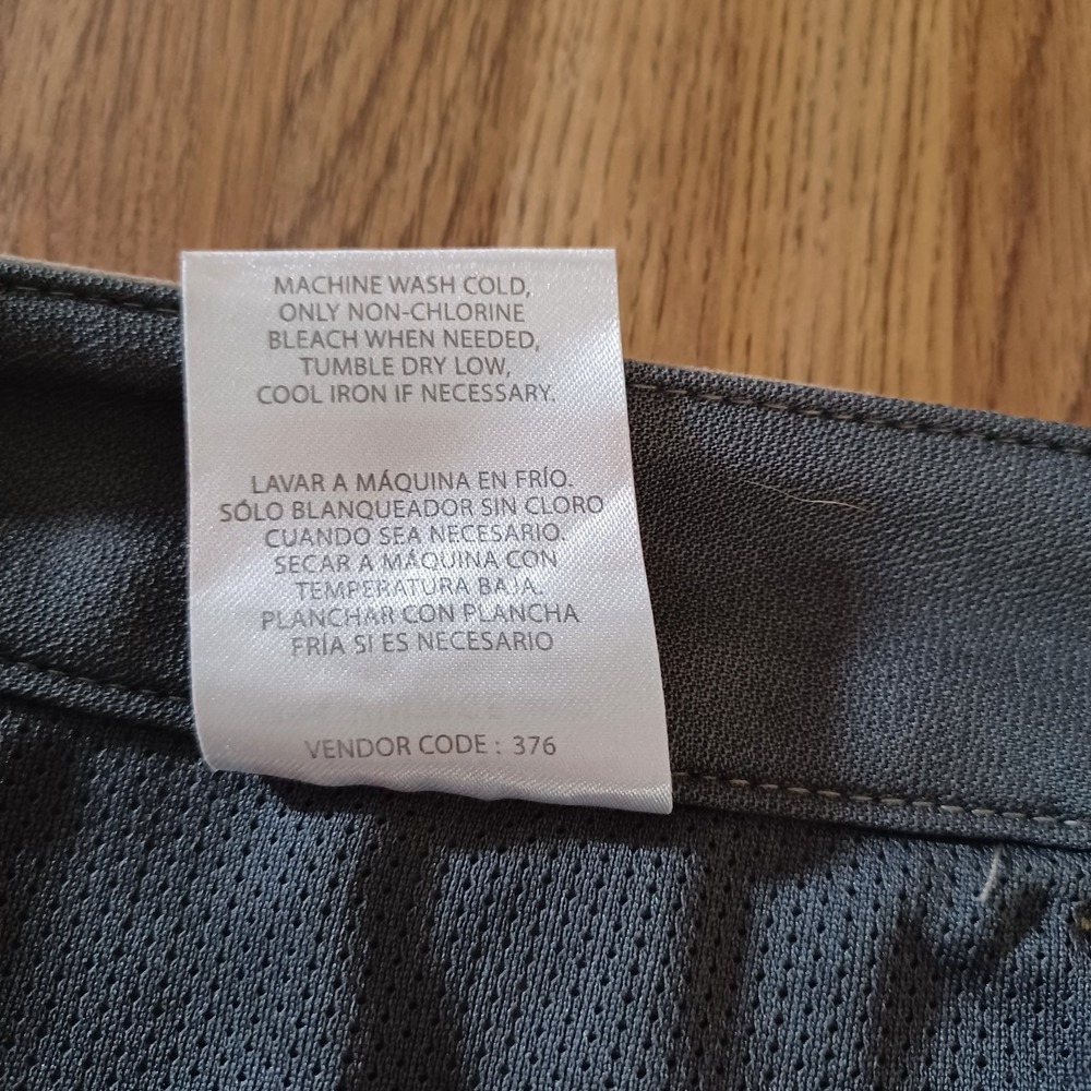 Original Weatherproof Vtg Pants Men's 40x30 Beige Stretch Hiking Outdoor Utility - Picture 9 of 10